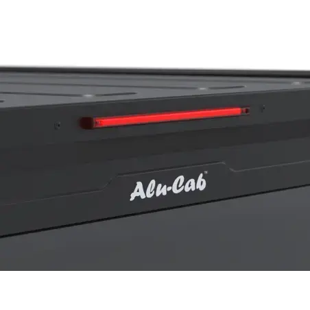 Hardtop Contour noir/ lisse sans fenêtre latérale pour Toyota Hilux Revo 2016+ double cabine Alu-Cab